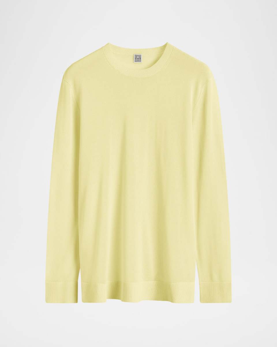Long-Sleeve Cashmere Oversized Sweat